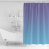 Pinroote Purple Blue Ombre Shower Curtain, Stall Shower Curtains for Bathroom/Bathtub, Gradient Color Modern Abstract Art Waterproof Fabric Shower Curtain Set with 12 Hooks, 54" x 78" view 3