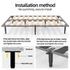 POROHOM 6PCS (7"-13.5") Adjustable Metal Bed Frame Support Legs, Bed Frame Center Slats Heavy Support Leg,Extra Durable Furniture Cabine Sofa Slats Metal Steel Feet Replacement Parts view 3