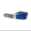 Cold Steel Mini Trapper Versatile Practical Durable Compact Pocket Folding Knife - 2 Blades; Blue Bone Handle; Slip Joint Lock view 3