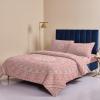 4 Piece California King Traditional Pink Bohemian Mandala Flower Breathable Comforter Covers Ultra Soft Bed Sheet with Decoretive 2 Pillow Shams Bedding Collection Sets Tribe Boho Floral view 4