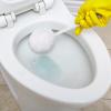 Eaasty 12 Pack Toilet Bowl Brush with Long Plastic Handle Disposable White Soft Swab Toilet Bowl Cleaners Mop with Silk Cotton Brush for Bathroom, 11 x 4.3 Inch view 4