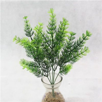 HXSCOO 7 Fork Water Grass Eucalyptus Plastic Artificial Plants Green Grass Plastic Plants Wedding Home Decoration Table Decor (Color : 23)