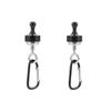 YIUWLMN 2pcs Outdoor Camping Hook Strong Magnetic Magnetic Hooks for Canopy, Magnet Clip Hanger with Carabiner for Camping, Heavy Duty Earth Magnets, Cruise Hanging view 1