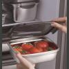 3 Pack 304 Stainless Steel Large Food Storage Container with Lids Airtight Metal Food Containers Stackable Meal Prep Leftover Containers for Freezer Fridge Oven Dishwasher Safe (Size : 350ML) view 3