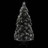 Gecheer Pre-lit Christmas Tree, 6 ft 220 Branches Fiberglass Steel Stand with LED Lights for Indoor Outdoor Holiday Decoration view 3