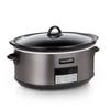 Crock-Pot 8 Quart Programmable Slow Cooker + 7 Quart Oval Manual Slow Cooker, Stainless Steel view 2