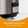 Crock-Pot 8 Quart Programmable Slow Cooker + 7 Quart Oval Manual Slow Cooker, Stainless Steel view 4