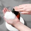 Foaming Hand Soap Dispenser Glass Jar Foam Dish Soap Dispenser for Bathroom and Kitchen Sink, Liquid Pump Bottle for Shampoo, Body Wash, Amber, 2 Pack view 4