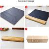 OLOTU Heated Floor Mats Wood Stripe Carbon Crystal Heated Area Rug Adjustable Temperature and Timer Electric Heated Carpet Home Use view 3