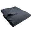 100% Cotton Frilled Bed Coverlet, Blanket Full/Double Size Bed 79 x91 - Pigment Washed Soft & Breathable Quilted Blankets Lightweight Coverlet for All Seasons (Charcoal) view 1