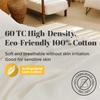 100% Cotton Frilled Bed Coverlet, Blanket Full/Double Size 79 x91' - Pigment Washed Soft & Breathable Quilted Blanket for All Seasons (Off-White) view 3