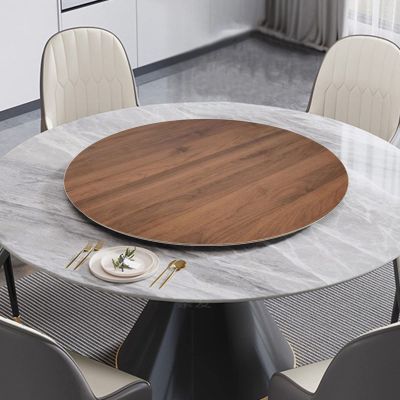 50/60/70cm Home Dining Turntable, 360 Wood Serving Tray, Round Rotating Serving Plate, Lazy Susan Turntable, Dining Table Centerpieces, Easy To Share Food (Color : D, Size : 70cm-28in)