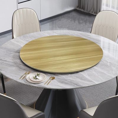 50/60/70cm Home Dining Turntable, 360 Wood Serving Tray, Round Rotating Serving Plate, Lazy Susan Turntable, Dining Table Centerpieces, Easy To Share Food (Color : E, Size : 70cm-28in)