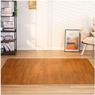 OLOTU Portable Heated Floor Mat Carbon Crystal Heated Area Rug Fast Heating for Living Room Adjustable Temperature Heated Carpet
