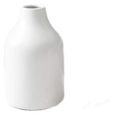 Sculpture Vase Vase Creative Simple Ceramic Living Room Dried Flower Arrangement Flower Arrangement Desktop Decoration Crafts (Color : Light Green)