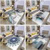 VNABO Heated Area Rug Adjustment Heated Floor Mats Light Luxury Heater Electric Mat Vintage Rustic Heated Carpet for Living Room view 2