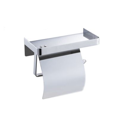 EXCEI RENSLAT Wall self Adhesive Stainless Steel Toilet Paper Holder for Bathroom and Kitchen (Color : Silver, Size : 18cm)