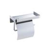 EXCEI RENSLAT Wall self Adhesive Stainless Steel Toilet Paper Holder for Bathroom and Kitchen (Color : Silver, Size : 18cm) view 1