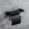 EXCEI RENSLAT Wall self Adhesive Stainless Steel Toilet Paper Holder for Bathroom and Kitchen (Color : Silver, Size : 18cm) view 2