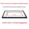 Mxtallup 8.5x11.25 Magazine Frame for the Wall,Displays Magazines Measuring 8 1/4 by 11-inches with Black Mat (Measure Your Magazine)(Z851125B) view 2