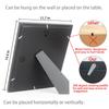 Mxtallup 8.5x11.25 Magazine Frame for the Wall,Displays Magazines Measuring 8 1/4 by 11-inches with Black Mat (Measure Your Magazine)(Z851125B) view 3