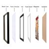 Mxtallup 8.5x11.25 Magazine Frame for the Wall,Displays Magazines Measuring 8 1/4 by 11-inches with Black Mat (Measure Your Magazine)(Z851125B) view 4
