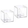 Kcgani 2Pcs Acrylic Coins Trophy Medal Display Case with Mini Easel, 3in view 1
