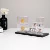 Kcgani 2Pcs Acrylic Coins Trophy Medal Display Case with Mini Easel, 3in view 2