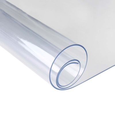 YSUEFIJO Table Cloth Plastic Cover Clear 31x53in, Clear Waterproof Tablecloth, Stain and Wrinkle Resistant Washable Table Cloth, Decorative Rectangle Table Cover, for Outdoor and Indoor Use