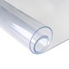 YSUEFIJO Table Cloth Plastic Cover Clear 31x53in, Clear Waterproof Tablecloth, Stain and Wrinkle Resistant Washable Table Cloth, Decorative Rectangle Table Cover, for Outdoor and Indoor Use view 1