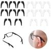 SooGree 16 Pairs Eyeglass Ear Grip - Soft Comfortable Anti-slip Holder, Silicone Ear Hook, Eye glass Temple Tips Sleeve Retainer for Glasses, Sunglasses (medium size) view 1