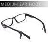 SooGree 16 Pairs Eyeglass Ear Grip - Soft Comfortable Anti-slip Holder, Silicone Ear Hook, Eye glass Temple Tips Sleeve Retainer for Glasses, Sunglasses (medium size) view 4
