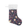 Kcldeci Christmas Stockings 17 inch Candy Canes Xmas Stockings Fireplace Hanging Socks for Kids Family Christmas Decoration view 1