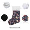 Kcldeci Christmas Stockings 17 inch Candy Canes Xmas Stockings Fireplace Hanging Socks for Kids Family Christmas Decoration view 3