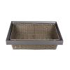 Clothes Storage Basket Wardrobe Pull-Out Storage Basket, Hand-Woven Rattan Cabinet Storage Basket, Damping Buffer Automatic Reset (Size : 564-614mm) view 1