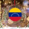 Christmas Ornaments 2022 Venezuela Flag Ornaments for Christmas Trees Venezuela Country City Souvenir Patriotic Personalized Christmas Ornaments Holiday Christmas Keepsake New Year Gifts view 1