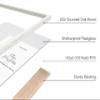 HAUS AND HUES White Oak Wood 16x20 Picture Frames - Set of 4, Elegant Frames for Posters and Photos view 2