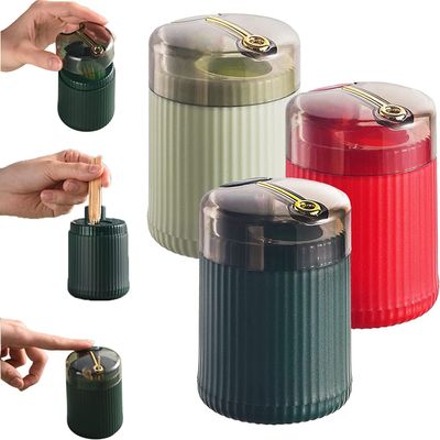 2023 Pop-up Automatic Toothpick Dispenser -New VersionHousehold Toothpick Holder Without Toothpick, Creative Push-Type Toothpick Storage Box Toothpick Canister, for Home Kitchen Restaurant (Z - Pack of 3)