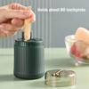2023 Pop-up Automatic Toothpick Dispenser -New VersionHousehold Toothpick Holder Without Toothpick, Creative Push-Type Toothpick Storage Box Toothpick Canister, for Home Kitchen Restaurant (Z - Pack of 3) view 3