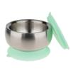 Fgomama x Little.b Double-Walled 18/10 Stainless Steel Bowl with Airtight & Leak Proof Lid | 11oz / 330ml (green) view 1