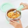 Fgomama x Little.b Double-Walled 18/10 Stainless Steel Bowl with Airtight & Leak Proof Lid | 11oz / 330ml (green) view 3