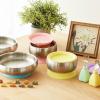 Fgomama x Little.b Double-Walled 18/10 Stainless Steel Bowl with Airtight & Leak Proof Lid | 11oz / 330ml (green) view 4