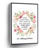 PUCHYUCT St. Anthony Of Padua Quotes Canvas Wall Art Actions Speak Louder Than Words Poster Flower Print Stretched And Framed Ready To Hang For Living Room,Bedroom,Classroom Etc (16" X 24") view 1
