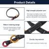 HERCHR 22KN Retrievable Anchor, 90CM Outdoor Climbing Tree Lanyard Anchor Loop Belt with Two Hanging Rings for Garden Work Tree Arborist Friction Saver Loop Belt Sling Arborist Equipment view 2