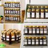 JARXSUN Glass Spice Jars with Label, 48 Pcs Spice Jars with Shaker Lids-4 oz Gold Spice Seasoning Jars Bottles Containers Set for Spice Rack (48) view 2