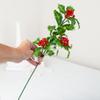 Factory Direct Craft Holly Plastic Floral Picks (12 Pieces) - Holly and Berries for Christmas Tree Decorations Holiday Winter Seasonal Home Decor view 2