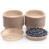Bake Choice 50pcs Paper Mini Tart Pans for Baking, mini pie tins 4Inch Mini Pie Pans, Non-stick, Unbleached, Disposable Quiche Baking Dish,Oven safe, Microwave safe view 1