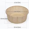 Bake Choice 50pcs Paper Mini Tart Pans for Baking, mini pie tins 4Inch Mini Pie Pans, Non-stick, Unbleached, Disposable Quiche Baking Dish,Oven safe, Microwave safe view 2