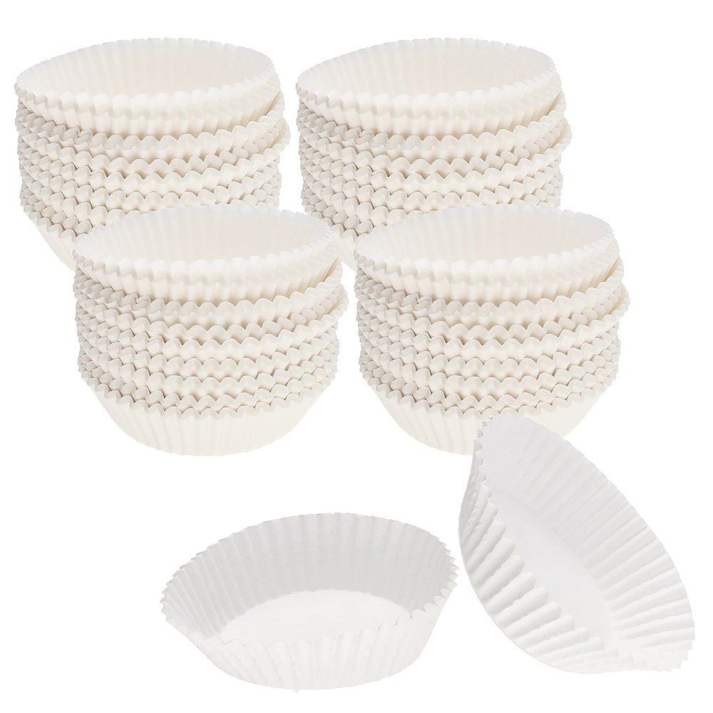 CybrTrayd No.601 Glassine Paper Approx. 5,000 Pieces  1-3/4 Base, 5/8 Wall Candy Cups, White