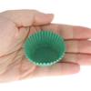 CybrTrayd No.6 Glassine Paper Approximately 5,000 Pieces  1-1/4 Base, 7/8 Wall Candy Cups, Green view 4